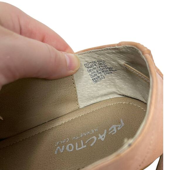 Kenneth Cole Reaction Button Ball Slip On Loafer Pale Pink 8.5 - Picture 9 of 9